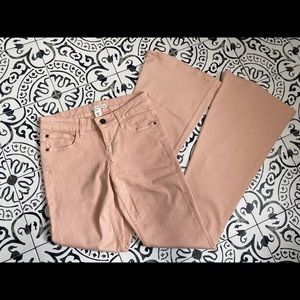 Alice + Olivia pink bell jean